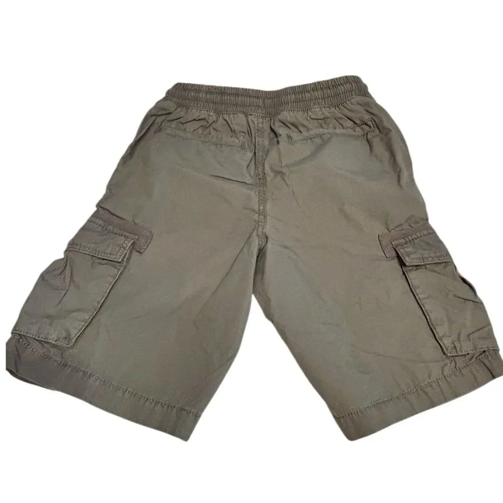 Crazy 8 Boys Cargo Shorts Gray Sizes 8 100% Cotton